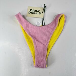 Daily Drills NWT Reversible Bikini Bottom Size Small